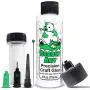 Bearly Art Precision Craft Glue - The Original - 4fl oz - Tip Kit Included - Dries Clear - Metal Tip - Wrinkle Resistant - Flexible and Crack Resistant - Strong Hold Adhesive - Made in USA Bearly Art Precision Craft Glue - The Original - 4fl oz - Tip Kit Included - Dries Clear - Metal Tip - Wrinkle Resistant - Flexible and Crack Resistant - Strong Hold Adhesive - Made in USA