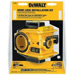 DEWALT Door Lock Installation Kit, Bi-Metal (D180004)