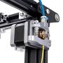 Upgraded Creality Ender 3 All Metal MK-8 Extruder Feeder Drive1.75mm Filament for Ender 3 Pro/3V2/5/5 Plus/Pro, CR-10 Series, CR-10S, CR 20/20 Pro 3D Printer, Gray Aluminum Block Bowden Extruder
