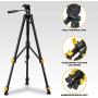 KODAK PhotoGear 62'' Lightweight Tripod | Compact 3-Section Flip-Lock Aluminum Tripod Adjusts 22”-62”, QuickRelease Plate, Smartphone Adapter & 1/4” to 3/8” Screw, Bubble Level, Carry Case, E-Guide