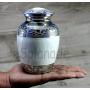 eSplanade Brass Cremation urn Memorial Container Jar Pot | Metal Urns | Burial Urns | Brass Urns.