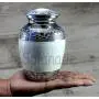 eSplanade Brass Cremation urn Memorial Container Jar Pot | Metal Urns | Burial Urns | Brass Urns.