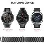 BaiHui Compatible with Galaxy Watch 46mm/Gear S3 Classic/Frontier Bands, Solid Stainless Steel Metal Replacement Strap for Galaxy Watch 46mm SM-R800 Smart Watch - Black BaiHui Compatible with Galaxy Watch 46mm/Gear S3 Classic/Frontier Bands, Solid Stainless Steel Metal Replacement Strap for Galaxy Watch 46mm SM-R800 Smart Watch - Black