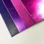 Purple Leather Skin Hide Sheets: 4 Purple Scrap Leather Pieces Leather Sheets for Craft 5x5 Inches / 12x12 Centimeters