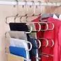 DOIOWN Pants Hangers S-Shape Stainless Steel Clothes Hangers Space Saving Hangers Closet Organizer for Pants Jeans Scarf(5 Layers,10Pcs) DOIOWN Pants Hangers S-Shape Stainless Steel Clothes Hangers Space Saving Hangers Closet Organizer for Pants Jeans Scarf(5 Layers,10Pcs)