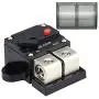 Cllena 50 Amp Circuit Breaker with Manual Reset, 0-8 Gauge Wire Inline Fuse Block 12V - 42V DC for Car Rv Marine Automotive Stereo Audio Electronic System Cllena 50 Amp Circuit Breaker with Manual Reset, 0-8 Gauge Wire Inline Fuse Block 12V - 42V DC for Car Rv Marine Automotive Stereo Audio Electronic System
