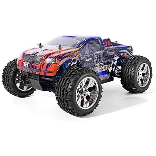 HSP RC Car 1/10 Scale 4wd Off Road RC Car Electronic Monster Truck 4x4 Vehicle Toys Brushless Motor Lipo Battery High Speed 60km/h RTR Hobby Grade Cross-Country Remote Control Car