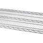 TRINITY TBFC-0904 5-Tier NSF Heavy Duty X-Large Wire Shelving Rack with Wheels, 60'' x 24'' x 72'', Chrome TRINITY TBFC-0904 5-Tier NSF Heavy Duty X-Large Wire Shelving Rack with Wheels, 60'' x 24'' x 72'', Chrome
