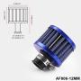 2Pack 12mm Mini Red Universal Car Motor Cone Cold Clean Air Intake Filter Turbo Vent Breather for car and Motorcycle (Blue)