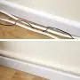 D-Line Beige Medium Cord Cover Kit, 13FT Self-Adhesive Wire Hider, Cable Raceway to Hide Wires on Wall, Cable Management - 4 x 39in Lengths and Accessories