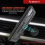 Punkcase iPhone 11 Case [ArmorShield Series] Military Style Protective Dual Layer Case W/Metal Ring Grip Holder & Kickstand | Full Body Protection for Apple iPhone 11 (6.1'') [Black]