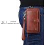 JAZ iPhone 8 Wallet Case / iPhone 7 Wallet Case - Multi-Function Wristlets Zipper Purse Detachable Magnetic 14 Card Slots Money Pocket Clutch Leather Wallet Case for Apple iPhone 8 / 7 / 6S / 6 Brown