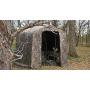 ShelterLogic 8 x 8 x 8 Shed-in-a-Box All Season Steel Metal Peak Roof Outdoor Storage Shed with Printed Camouflage Cover and Heavy Duty Reusable Auger Anchors