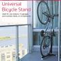 Bike Nook Bicycle Stand, Portable and Stationary Space-Saving Rack with Adjustable Height, for Indoor Bike Storage