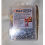 Woodruff Industries 50 Complete Sets Metal Snap (Press Stud) Buttons Rounded Fasteners Sewing Rivet Buttons for Clothing and Leather Snap Closing Fasteners Arts and Crafts Poppers Tool Silver 200 Comp