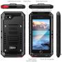 Beasyjoy iPhone 6/6s Metal Case Heavy Duty Waterproof Case Screen Full Body Military Grade Rugged Cover Drop Proof Shockproof Defender Black