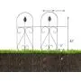 Mr.Garden Fencing Edging Fence Metal Decorative Barrier Panels 9PACK 15''x32'', Dog Outdoor Fence, Coated Folding Border Fences for Garden Patio Tree Ring, Dark Green (Without Decorative Flowers) Mr.Garden Fencing Edging Fence Metal Decorative Barrier Panels 9PACK 15''x32'', Dog Outdoor Fence, Coated Folding Border Fences for Garden Patio Tree Ring, Dark Green (Without Decorative Flowers)