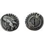 Sci Fi Variety Set of 10 (Metal Plated Novelty) Adventure Coins for RPGs/ LARP| DND Pathfinder Live Action Role-Playing Games