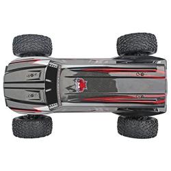 Redcat Racing Blackout XTE 1/10 Scale Electric Monster Truck with Waterproof Electronics, Silver/Red SUV