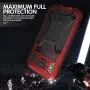 WintMing Compatible with iPhone 11 Case Aluminium Metal Waterproof Case Built-in Screen Shockproof Dustproof Full Body Protector Case Heavy Duty Cover with Kickstand