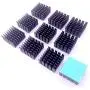 Easycargo 10pcs 20mm Heatsink Kit 20x20x10mm + 3M 8810 Thermal Conductive Adhesive Tape, Cooler Heat Sink for Cooling GPU IC Chips VRAM VGA RAM (20mmx20mmx10mm) Easycargo 10pcs 20mm Heatsink Kit 20x20x10mm + 3M 8810 Thermal Conductive Adhesive Tape, Cooler Heat Sink for Cooling GPU IC Chips VRAM VGA RAM (20mmx20mmx10mm)