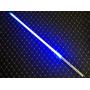 KYBERS Basic Series Single Color Metal Hilt Lightsaber Light Saber with Sound Aluminum Hilt(Silver hilt Blue Light)