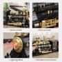 Baby Home Children Metal Alloy Train Set, with Steam Locomotive Engine,Freight Car,Track,&Smoke, Lights & Sounds,Suitable for Children Aged 3 Above