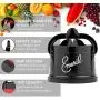 Emeril Lagasse 2-Piece Stainless Steel Santoku Knife Set (Small Handles) - 7” Santoku Knife & 5” Santoku Knife + Tungsten Carbide Countertop Sharpener (Black) - Slice Effortlessly through Fruit & Meat Emeril Lagasse 2-Piece Stainless Steel Santoku Knife Set (Small Handles) - 7” Santoku Knife & 5” Santoku Knife + Tungsten Carbide Countertop Sharpener (Black) - Slice Effortlessly through Fruit & Meat