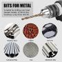 Hymnorq Metric 1.0-10 mm Straight Shank M35 Grade Cobalt Steel Jobber Length Twist Drill Bits Set of 19pcs for Metals, Packed in Indexed Metal Case