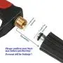Sooprinse High Pressure Washer Gun Power Spray Gun 4000psi with 19 inch Extension Replacement Wand Lance,5 Quick Connect Nozzles for Honda Excell Troybilt, Generac, Simpson, Briggs Stratton Sooprinse High Pressure Washer Gun Power Spray Gun 4000psi with 19 inch Extension Replacement Wand Lance,5 Quick Connect Nozzles for Honda Excell Troybilt, Generac, Simpson, Briggs Stratton