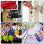 Duufin 120 Pcs Acrylic Transparent Circle Blanks Keychain Tassels Set Including 30 Pcs Acrylic Circle Disc(2 inches) 30 Pcs Key Rings with Chain 30 Pcs Jump Rings and 30 Pcs Craft Tassels