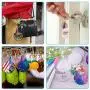Duufin 120 Pcs Acrylic Transparent Circle Blanks Keychain Tassels Set Including 30 Pcs Acrylic Circle Disc(2 inches) 30 Pcs Key Rings with Chain 30 Pcs Jump Rings and 30 Pcs Craft Tassels