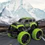 Fistone RC Monster Truck 2.4G Remote Control Stunt Car, 360 Degree Spinning Dancing Stunt High Speed Off-Road Vehicle Dune Buggy Hobby Toys with Lights and Music for Kids and Adults