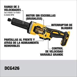 DEWALT 20V MAX Die Grinder, Variable Speed, 1-1/2-Inch, Tool Only (DCG426B)