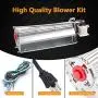 BBQ-Element GFK4 GFK4A FK4 Replacement Fireplace Blower Fan Kit for Heatilator Majestic Temco Lennox Fireplaces, Rotom HB-RB74K, R7-RB74K BBQ-Element GFK4 GFK4A FK4 Replacement Fireplace Blower Fan Kit for Heatilator Majestic Temco Lennox Fireplaces, Rotom HB-RB74K, R7-RB74K