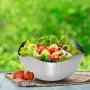 Bezrat Hammered Stainless Steel Serving Bowl – Multipurpose Fruit/Salad/Snacks Decorative Metal Wave Bowls(11.8'' x 11.8'') Bezrat Hammered Stainless Steel Serving Bowl – Multipurpose Fruit/Salad/Snacks Decorative Metal Wave Bowls(11.8'' x 11.8'')