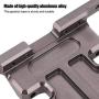Drfeify RC Gearbox Bottom Plate, Metal Gearbox Bottom Plate Available for AXIAL SCX10 / TFL Carframe RC Accessories