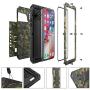 Beasyjoy iPhone Xs/X / 10 Metal Waterproof Case Aluminum Heavy Duty Strong Phone Cover with Screen Protector Shockproof Drop Proof Rugged Durable Hard Military Grade Camo/Camouflage