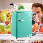 Galanz GLR25MGNR10 Retro Compact Refrigerator, 2.5 Cu Ft, Green