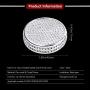 LECART Bling Car Variable Speed Switch Knob Cover Premium Zinc Alloy for Lexus Car Interior Bling Accessories Compatible for Lexus ES GS Inner Car Metal Cover Decal Stickers Silver Pack of 1