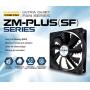 Zalman 80mm Ultra Quite Case Fan Cooling ZM-F1 Plus(SF),Black