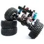 Katigan 4Pcs RC Car Metal Shock Tower Bracket Kits Shock Sbsorbers Extension Seatfor 1/16 WPL C-14/C-14K/C-24/C-24K Truck Off Road Car Parts