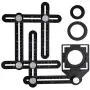 Aluminum alloy multi-function six-fold ruler angle finder universal angler ruler metal Drill Guide Locator Tile Opening Hole angle template tool angle copier for Builders, Craftsmen, Carpenters Aluminum alloy multi-function six-fold ruler angle finder universal angler ruler metal Drill Guide Locator Tile Opening Hole angle template tool angle copier for Builders, Craftsmen, Carpenters