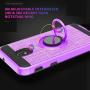 Galaxy J3 2018/J3 Eclipse 2/J3 Orbit/J3 Achieve/Express Prime 3/J3 Prime 2/Amp Prime 3 Case HD Phone Screen Protector,Ymhxcy 360 Stand & Dual Layer Back Cover for Galaxy J3 Emerge 2018-ZH Purple