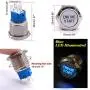 Taiss 12V 19mm Momentary Blue LED Illuminated Car Engine Start Push Button Switch 1NO 1NC 3/4'' Mounting Hole Silver Stainless Steel Metal Toggle Switch For Car Boat Part Modification TM19-Start -Bu Taiss 12V 19mm Momentary Blue LED Illuminated Car Engine Start Push Button Switch 1NO 1NC 3/4'' Mounting Hole Silver Stainless Steel Metal Toggle Switch For Car Boat Part Modification TM19-Start -Bu