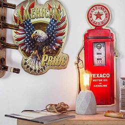 American Pride Embossed Metal Wall Decor Sign for Bar, Garage or Man Cave