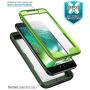 i-Blason Magma Series Case for iPhone 8 Plus 2017/iPhone 7 Plus, Heavy Duty Protection Full Body Bumper Case with Built-in Screen Protector, Includes Removable Beltclip Holster (MetallicGreen)