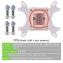 Bewinner Water Cooling Kit for PC 240mm Heat Sink CPU Water Block LED Fan Computer Cooling Kit Water Chiller Water Cooling Systems