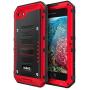 Beasyjoy iPhone 6 Case iPhone 6s Metal Case Waterproof Heavy Duty Screen Military Grade Full Body Tough Durable Metal Cover Drop Proof Shockproof Rugged Defender for Outdoor Red