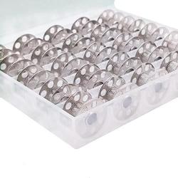 YEQIN 25PCS Metal BOBBINS with Clear Box # 0115367000-B Alt# 0015367200 Bernina bobbins